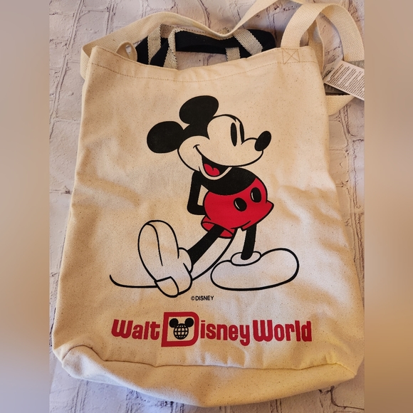 Mickey Mouse Walt Disney World Canvas Tote Bag - Picture 2 of 4